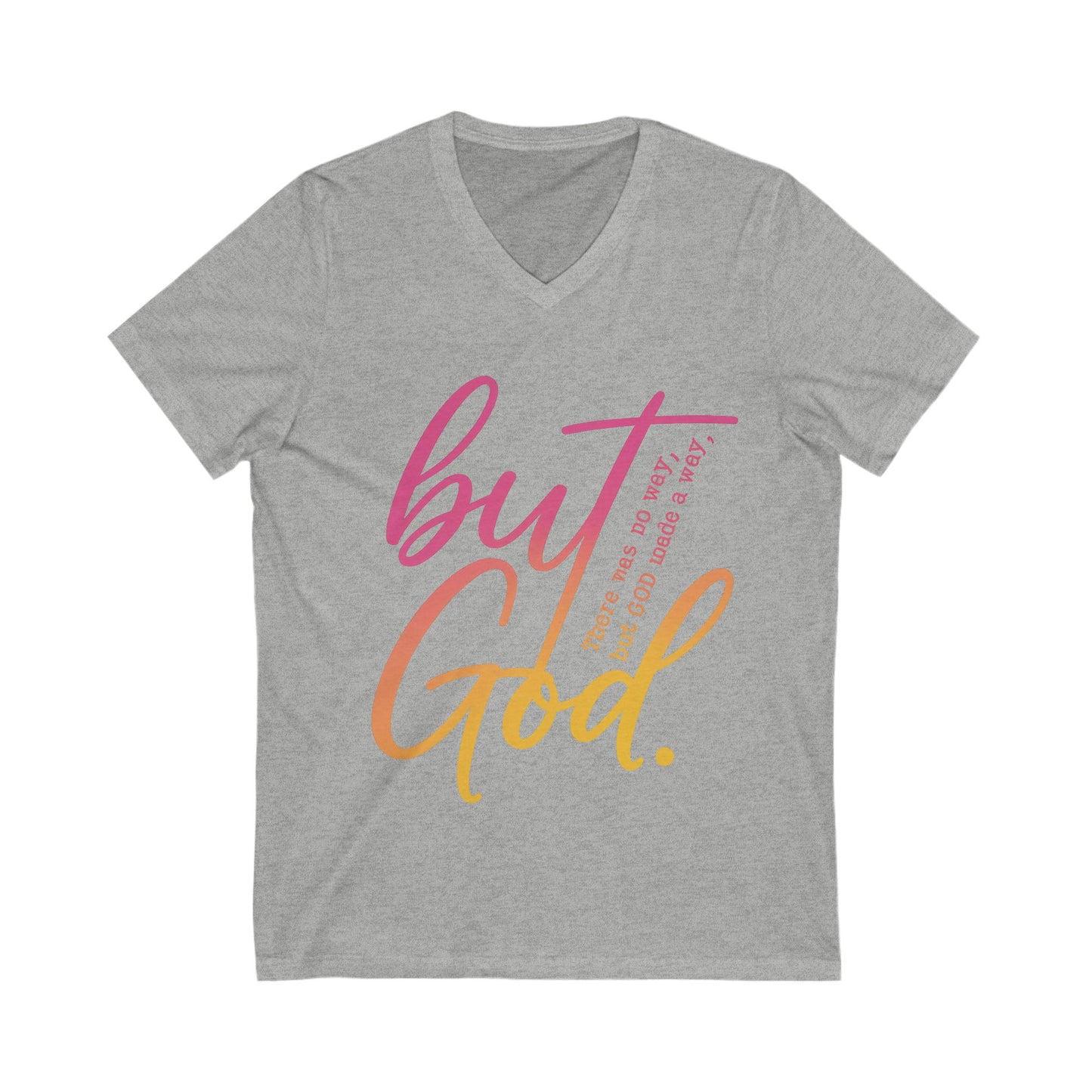 Faith-Inspired Unisex V-Neck Tee Inspirational T-Shirt