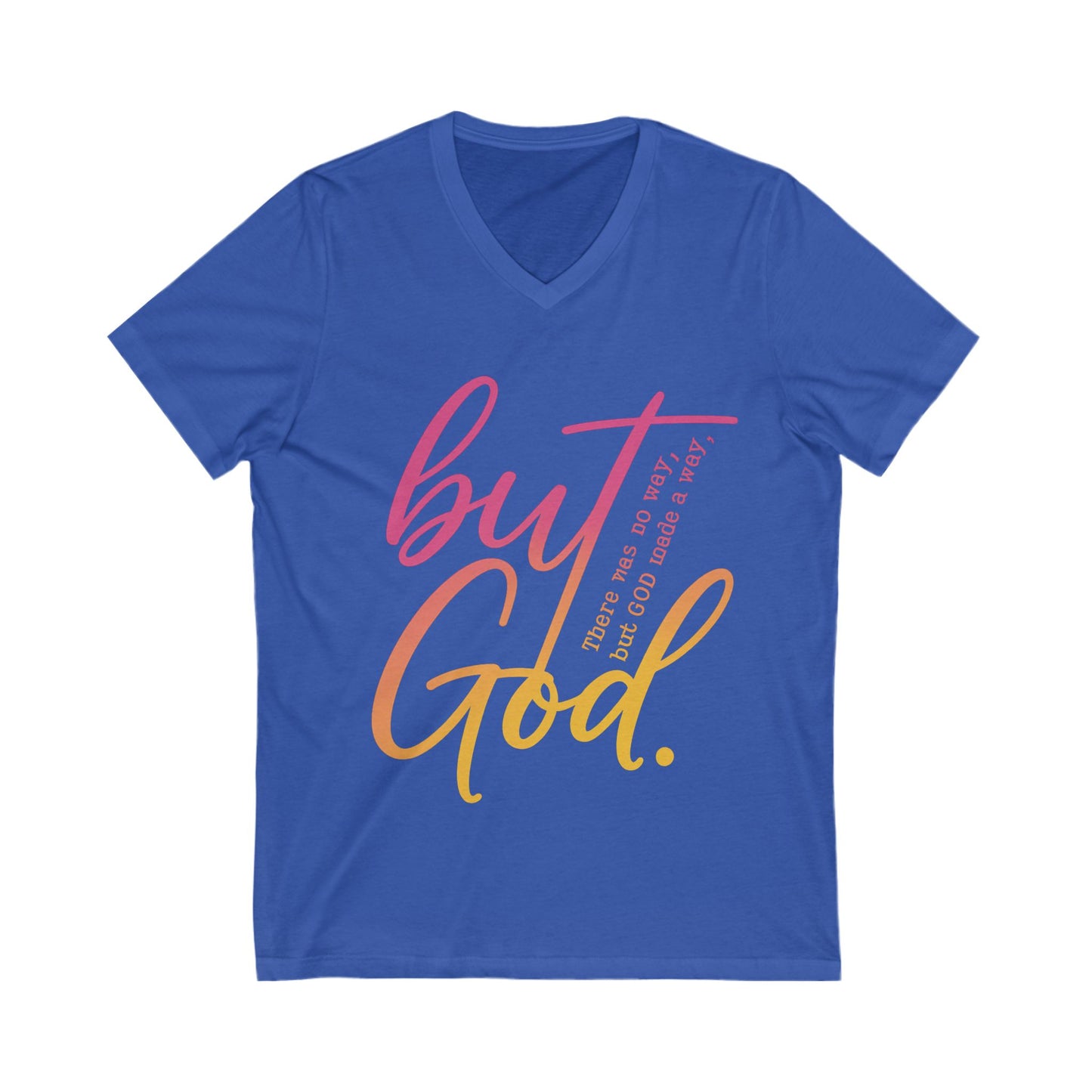 Faith-Inspired Unisex V-Neck Tee Inspirational T-Shirt