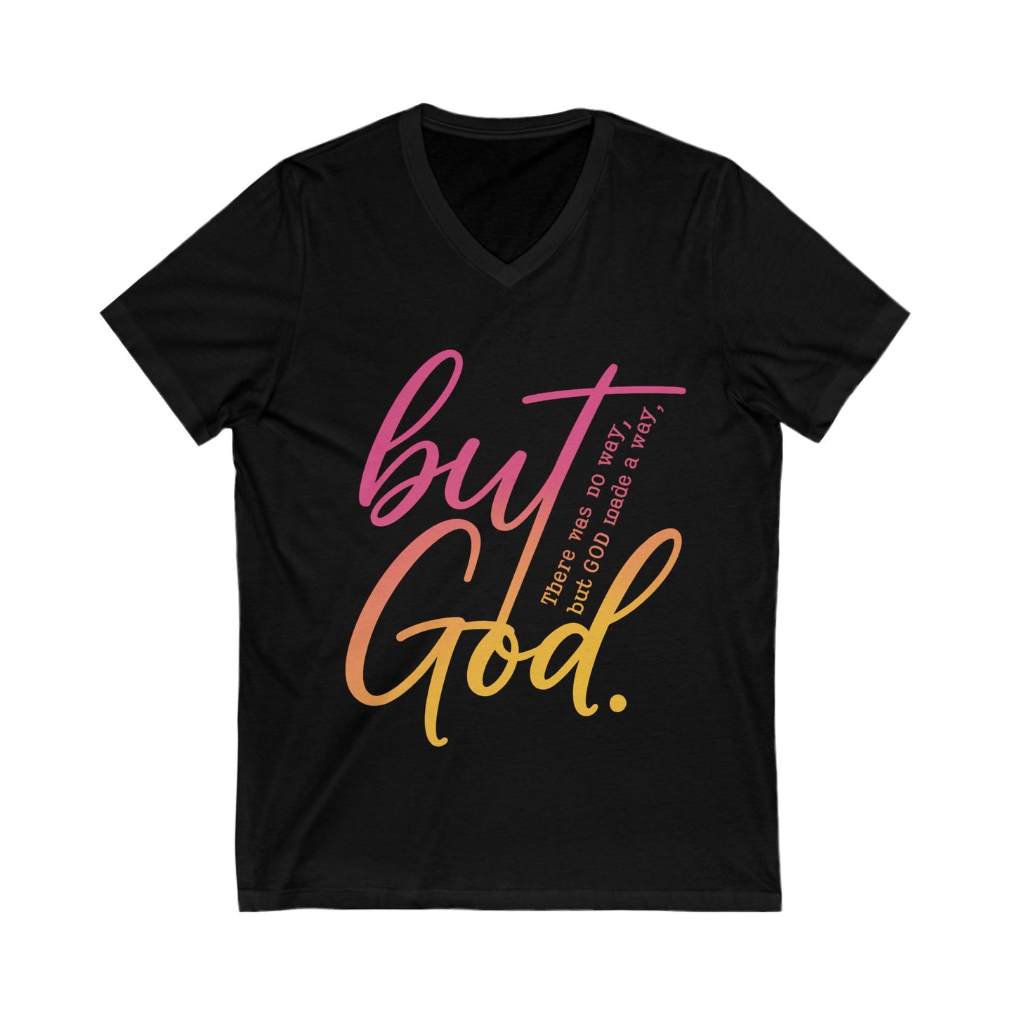 Faith-Inspired Unisex V-Neck Tee Inspirational T-Shirt