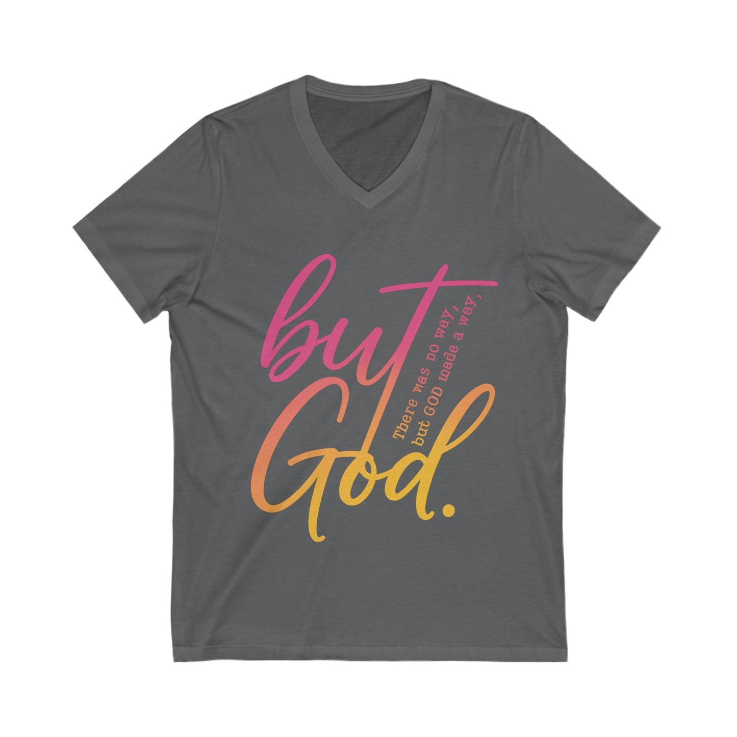 Faith-Inspired Unisex V-Neck Tee Inspirational T-Shirt