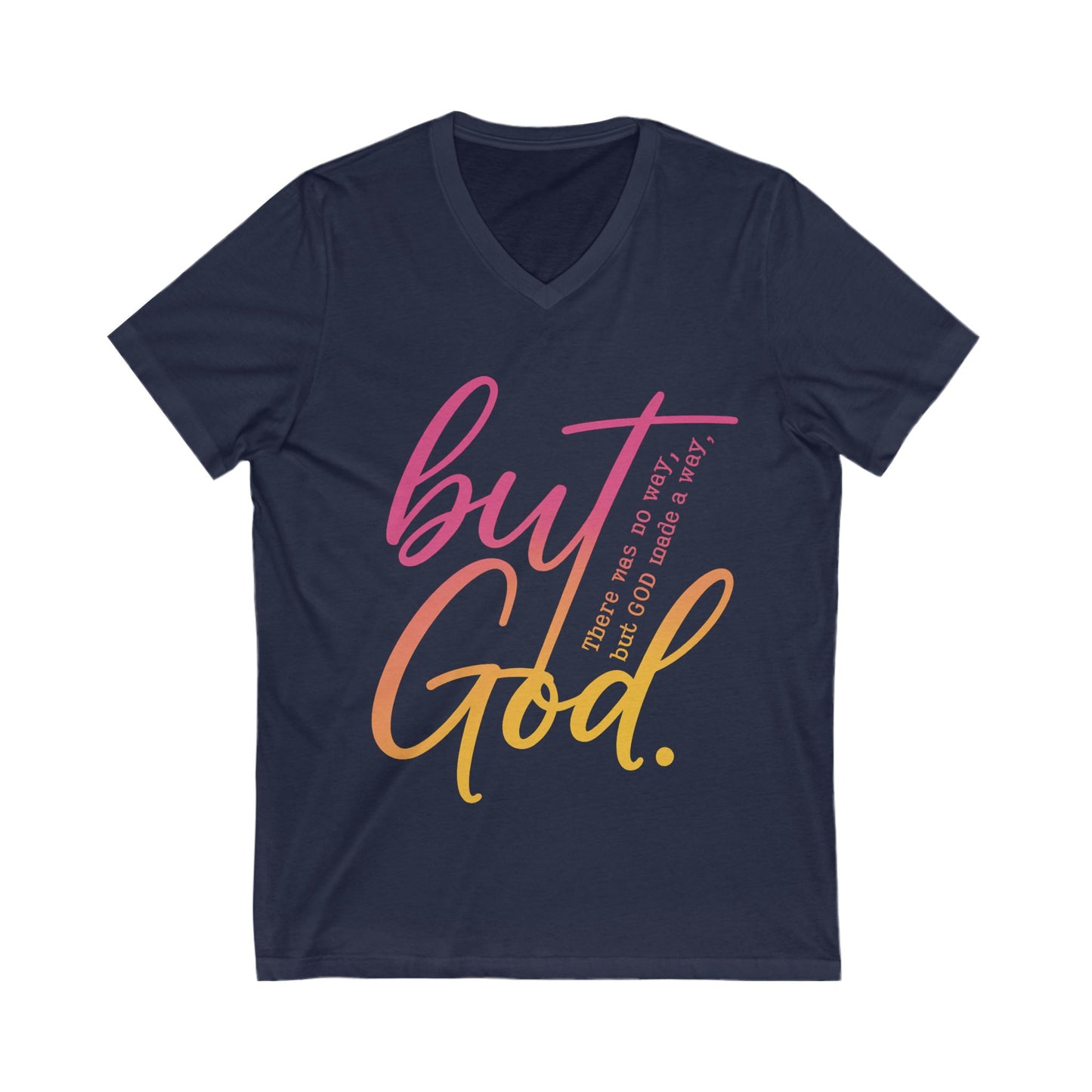 Faith-Inspired Unisex V-Neck Tee Inspirational T-Shirt