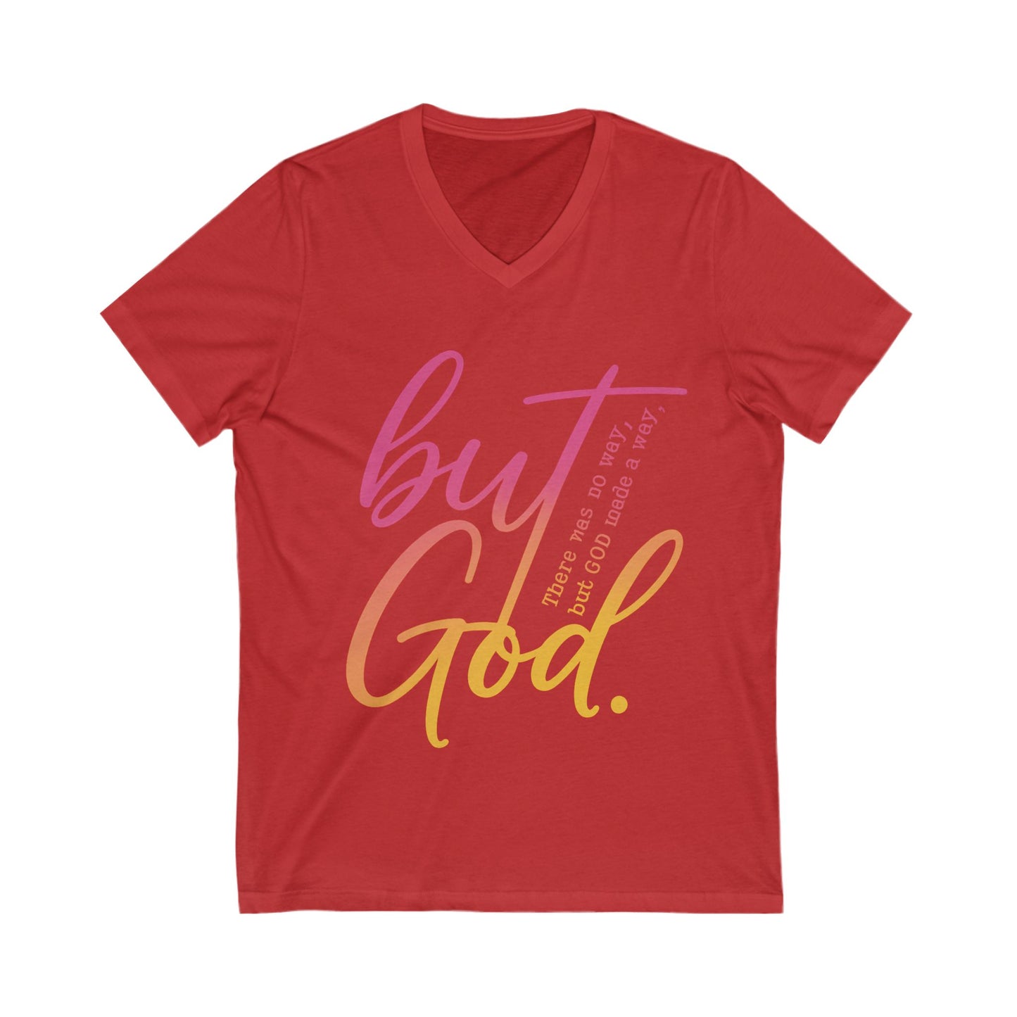 Faith-Inspired Unisex V-Neck Tee Inspirational T-Shirt