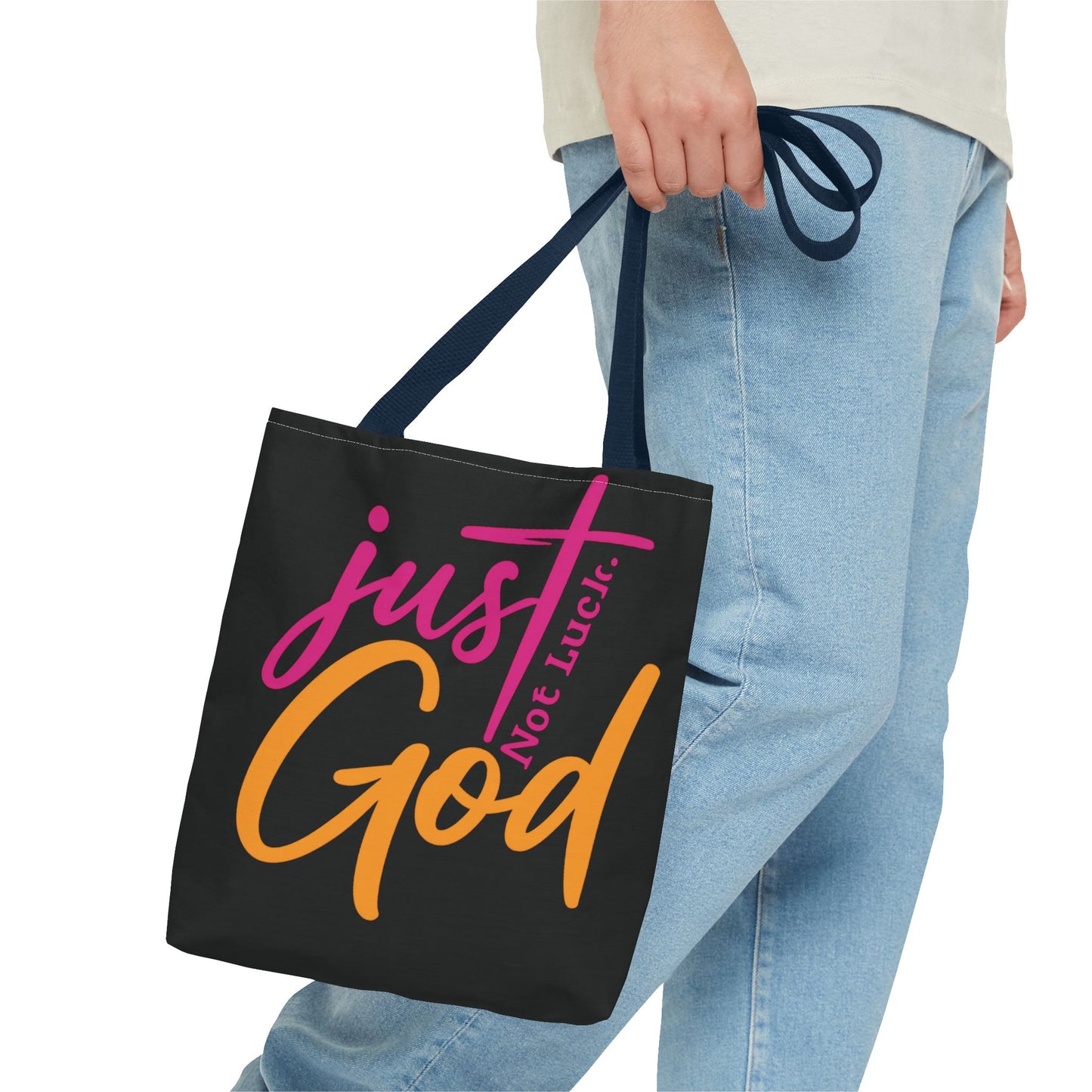 Faith-Inspired Tote Bag | Just Not Luck, God