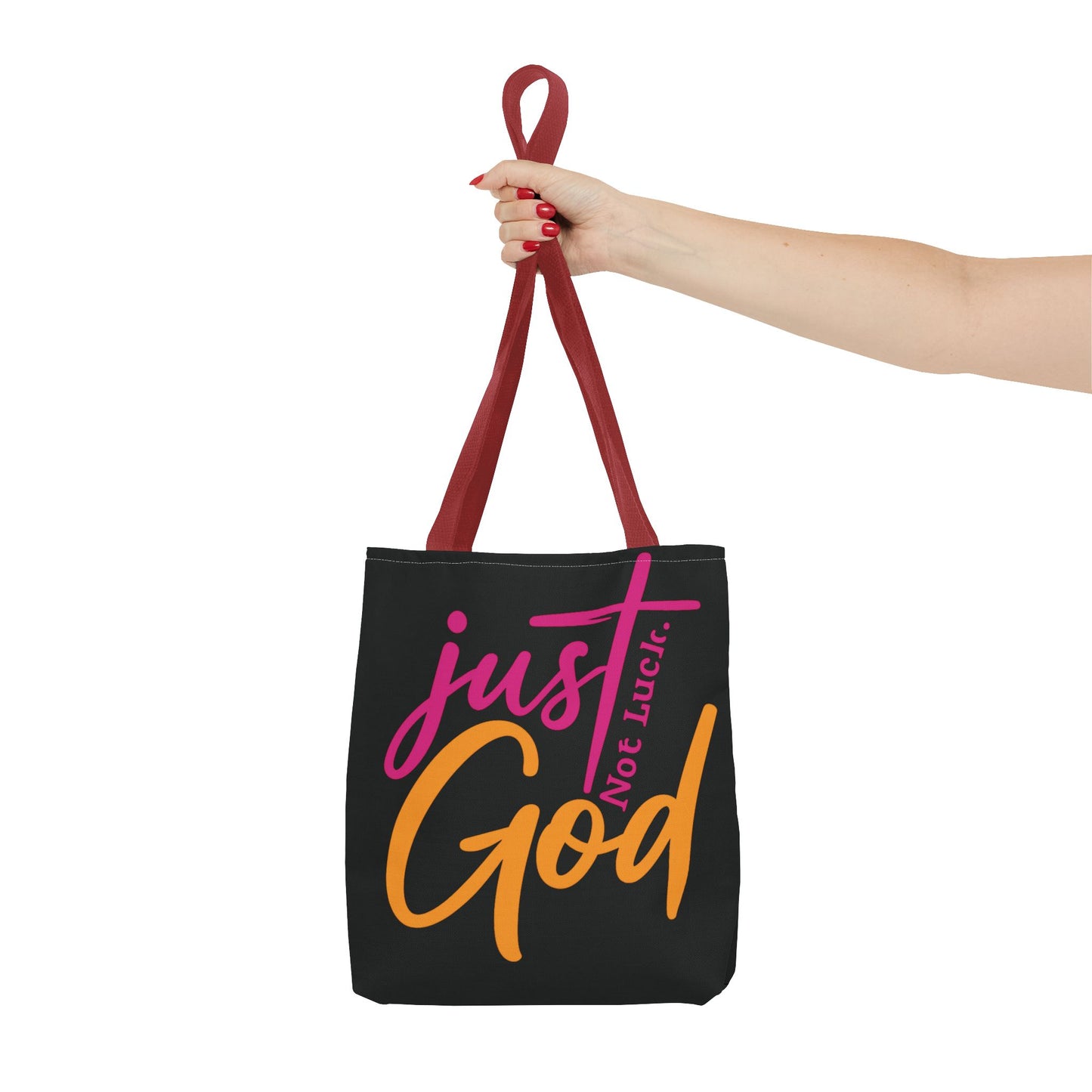Faith-Inspired Tote Bag | Just Not Luck, God