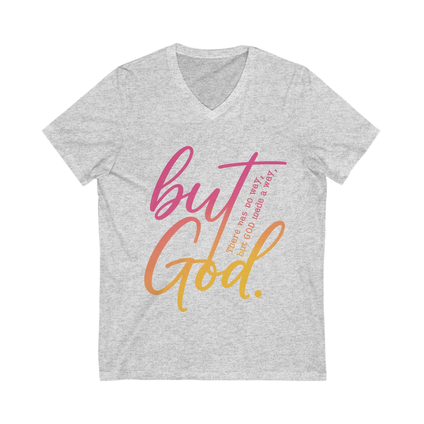 Faith-Inspired Unisex V-Neck Tee Inspirational T-Shirt