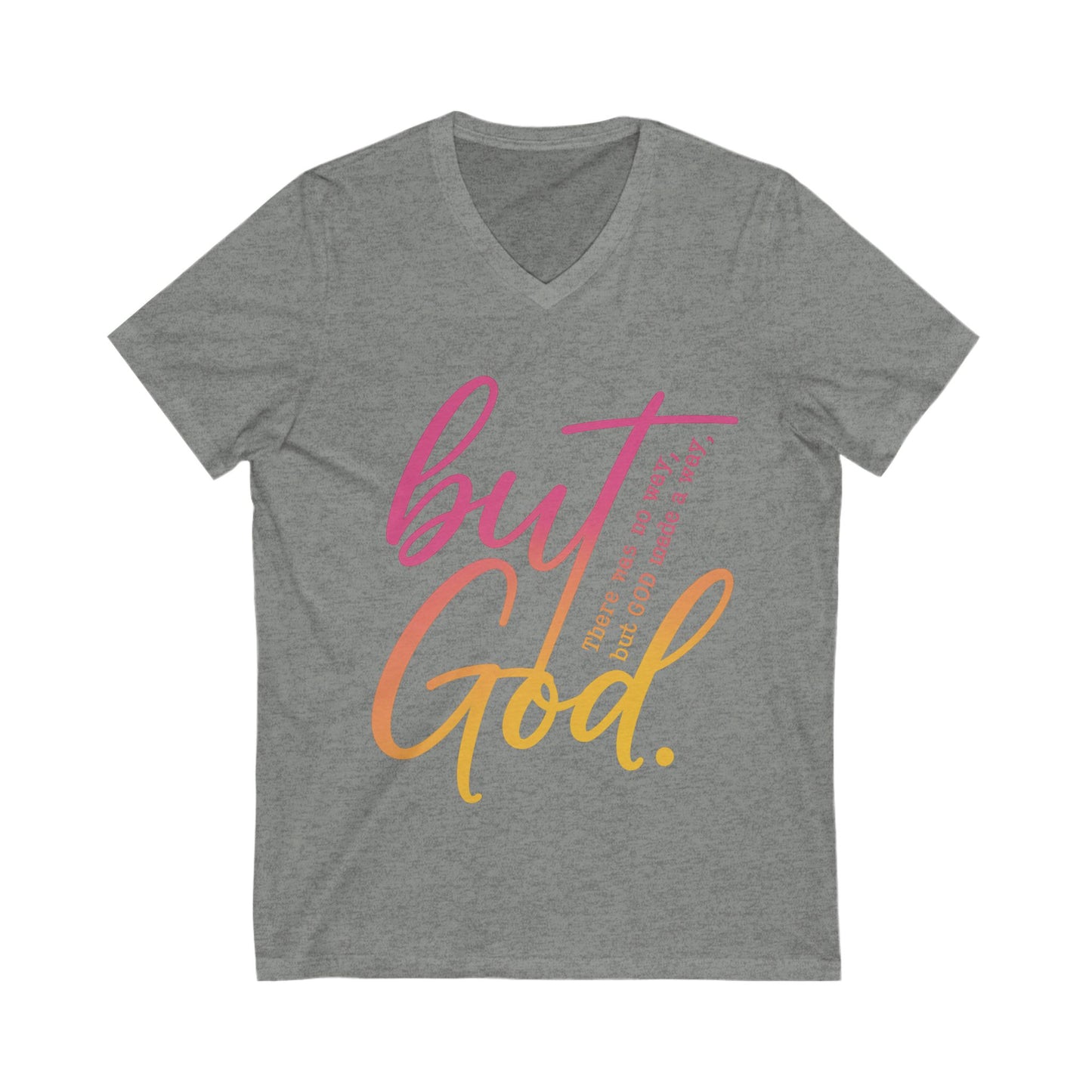 Faith-Inspired Unisex V-Neck Tee Inspirational T-Shirt