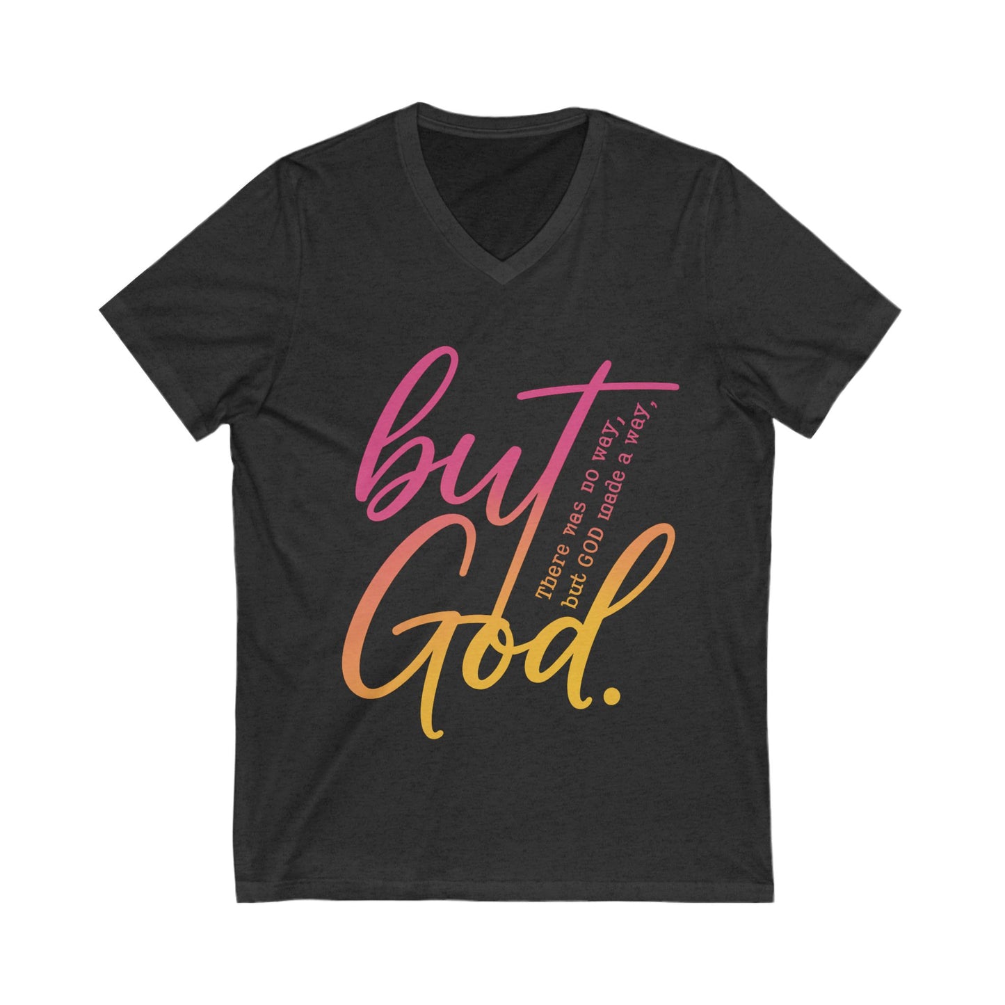 Faith-Inspired Unisex V-Neck Tee Inspirational T-Shirt