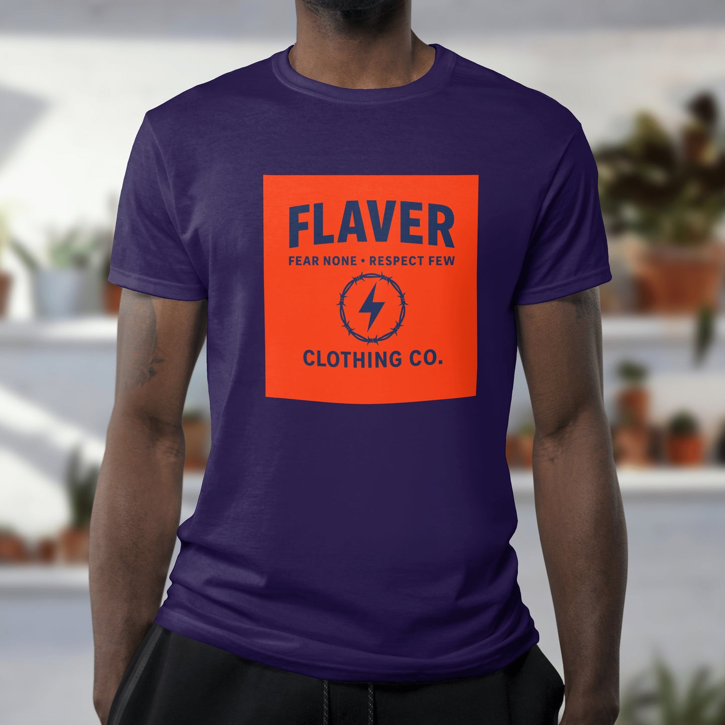 🔥 FLAVER “Fear None • Respect Few” Graphic Tee