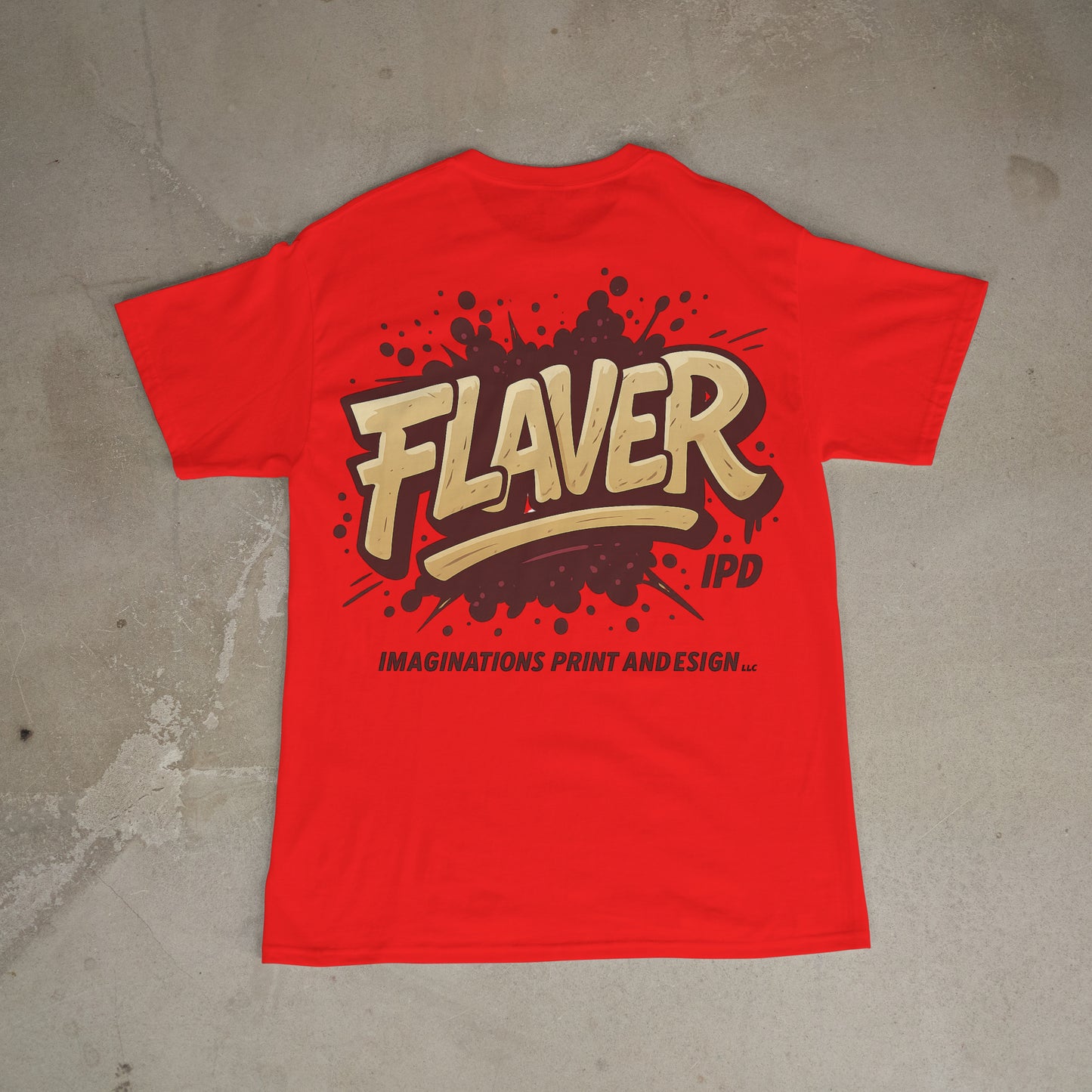 FLAVER Drip Tee by IPD – Streetwear Graphic T-Shirt for Bold Style