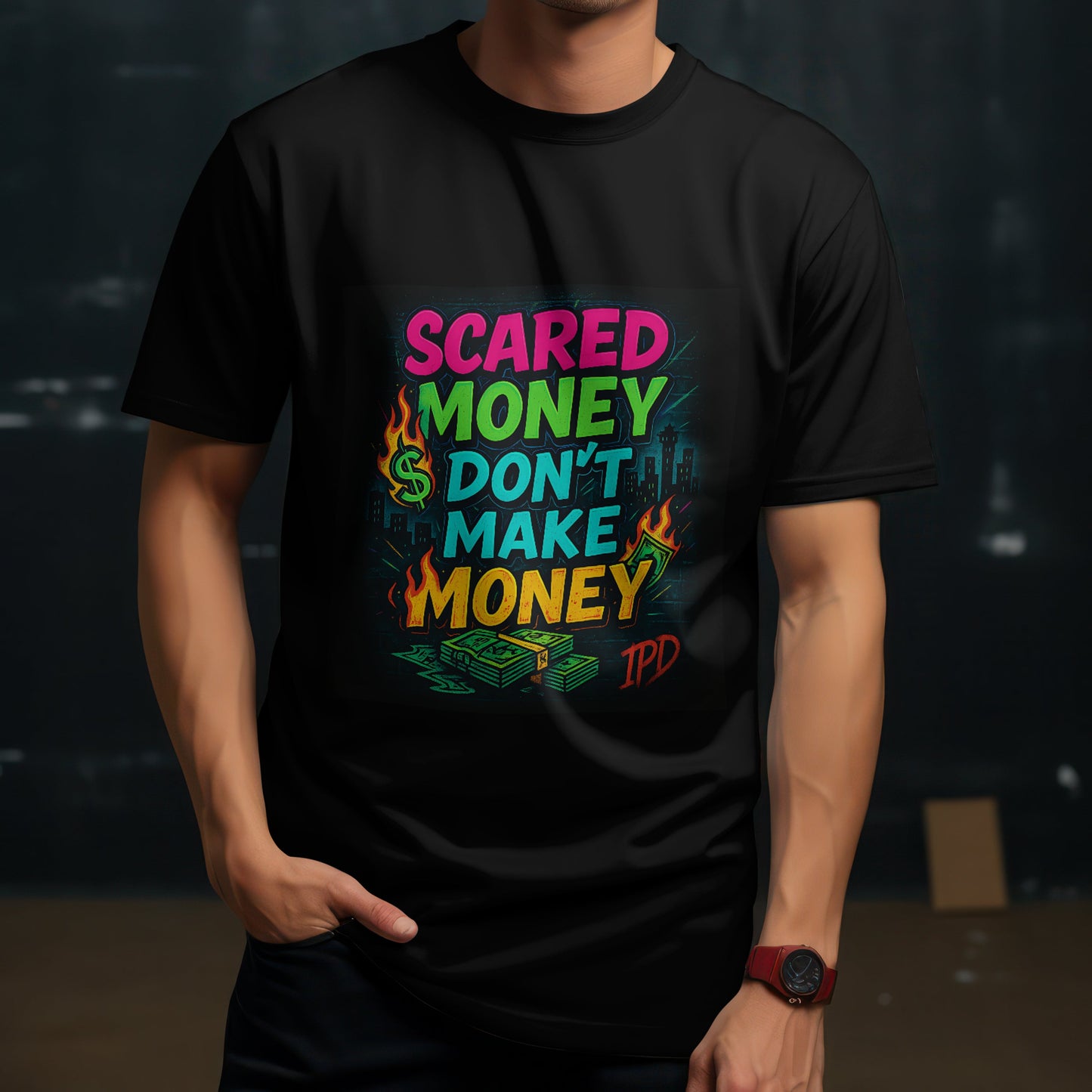Scared Money” Tee – Bet On Yourself Edition