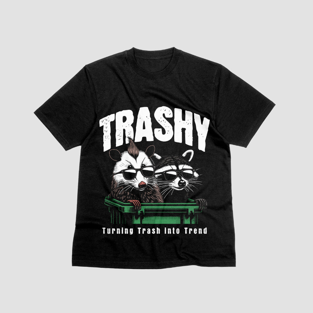 🗑 TRASHY Graphic Tee – Turning Trash Into Trend