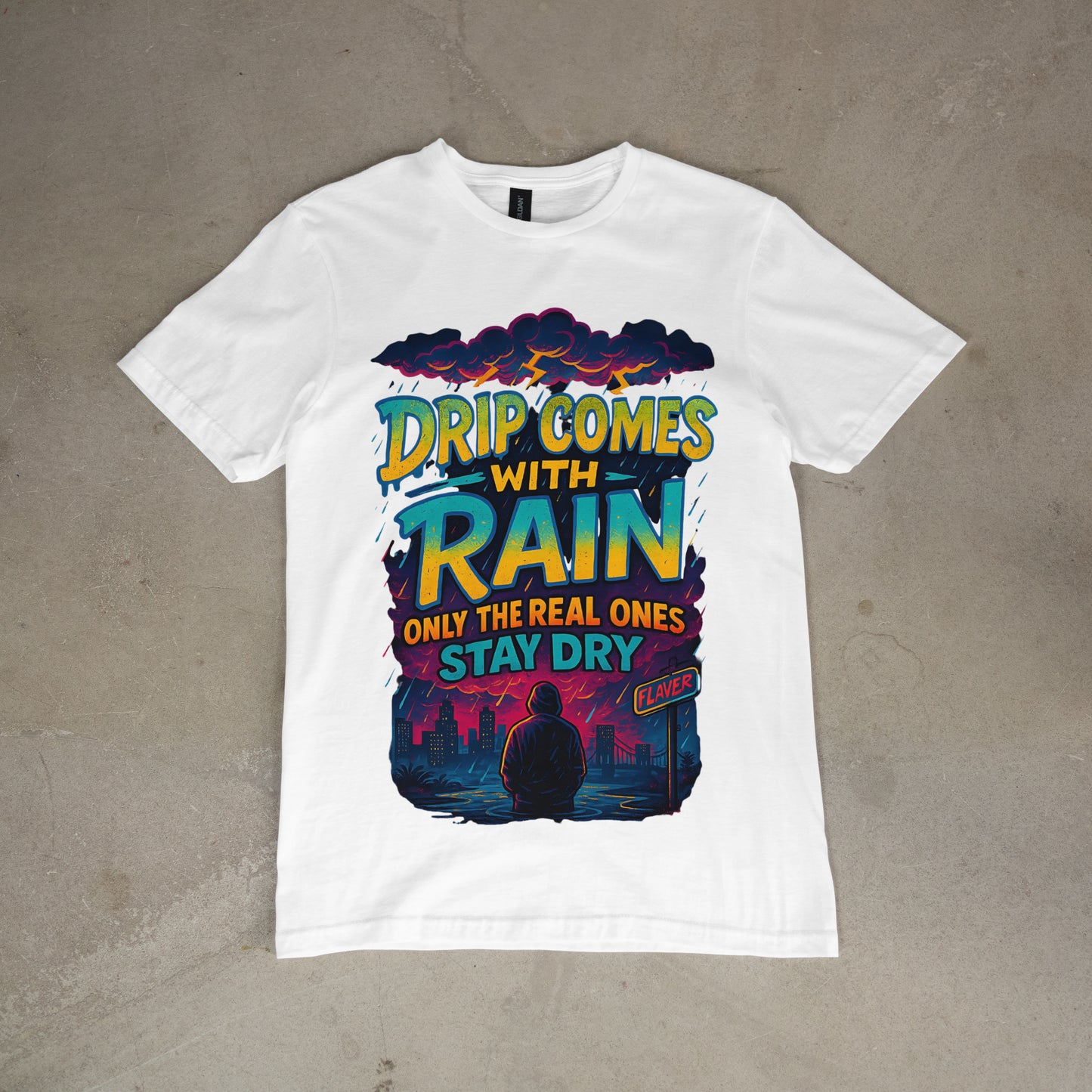Real Ones Stay Dry” Tee – Drip with Purpose