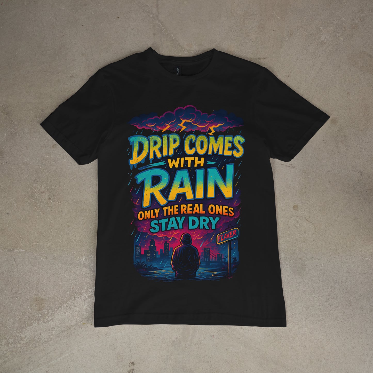 Real Ones Stay Dry” Tee – Drip with Purpose