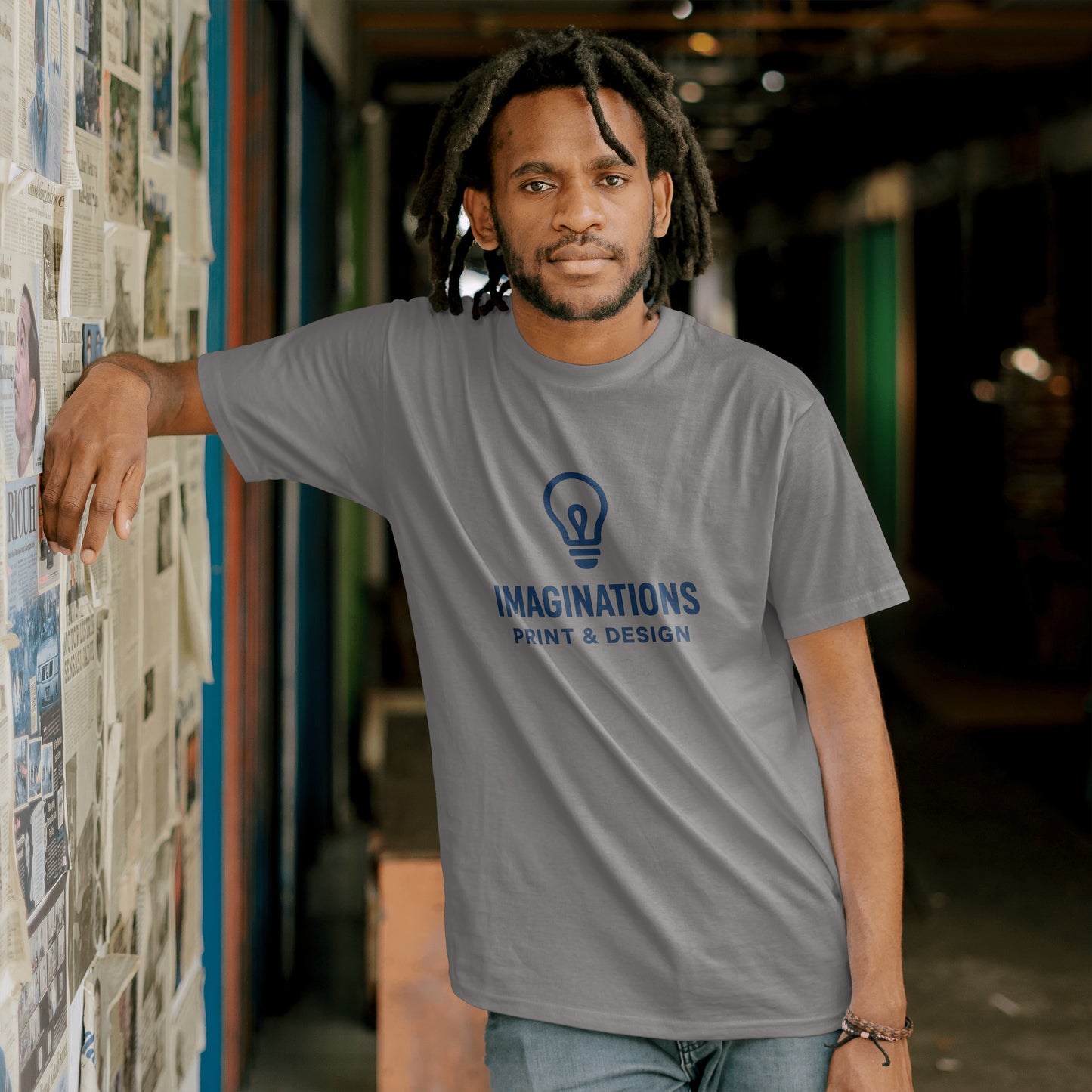 🧥 Imaginations Print & Design Logo Tee – Creative Boldwear