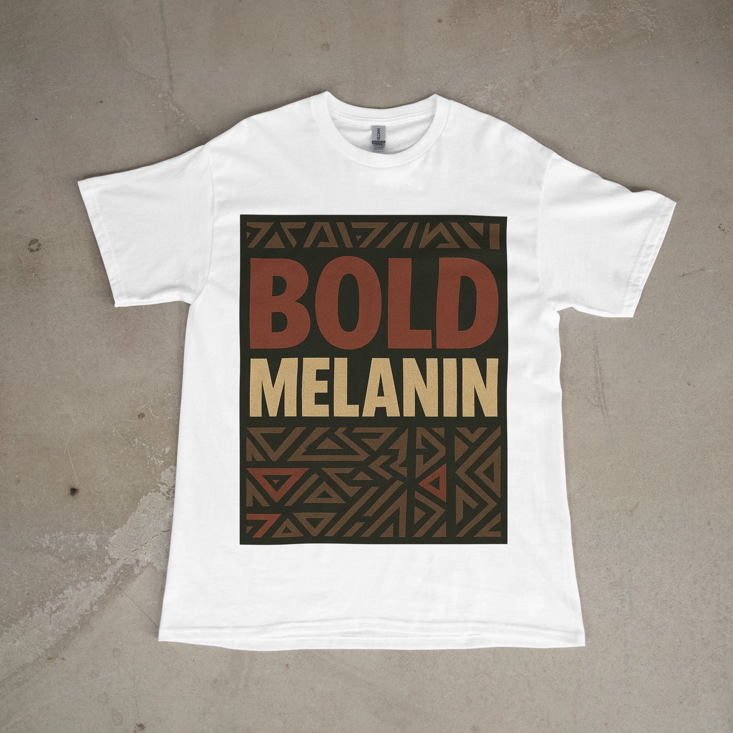 BOLD MELANIN Oversized Graphic Tee | Cultural Statement Shirt for Men & Women
