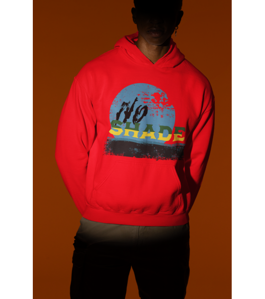 ❤️🔥 “No Shade” Red Hoodie – Bold Graphic Streetwear
