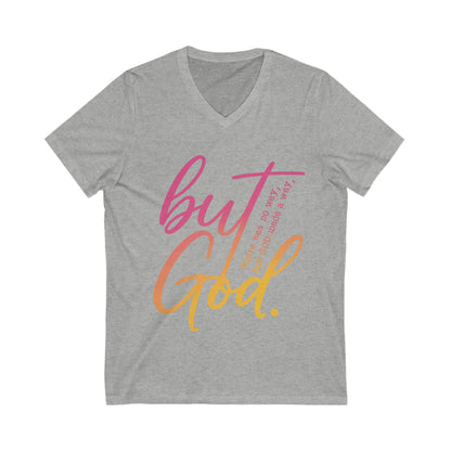 Faith-Inspired Unisex V-Neck Tee Inspirational T-Shirt