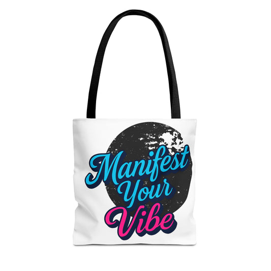 Manifest Your Vibe Tote Bag