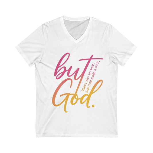 Faith-Inspired Unisex V-Neck Tee Inspirational T-Shirt