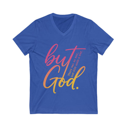 Faith-Inspired Unisex V-Neck Tee Inspirational T-Shirt