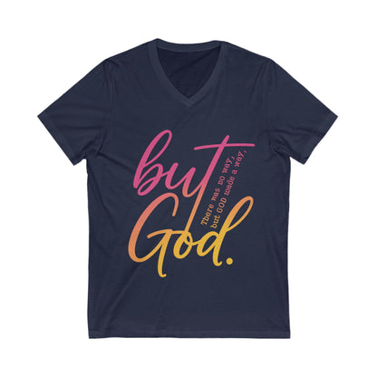 Faith-Inspired Unisex V-Neck Tee Inspirational T-Shirt