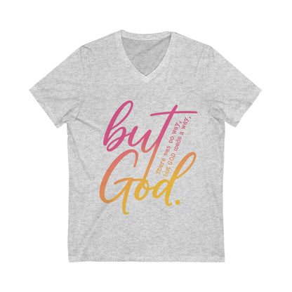 Faith-Inspired Unisex V-Neck Tee Inspirational T-Shirt