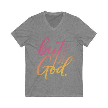 Faith-Inspired Unisex V-Neck Tee Inspirational T-Shirt