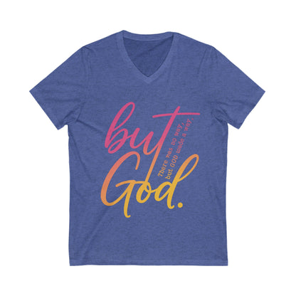 Faith-Inspired Unisex V-Neck Tee Inspirational T-Shirt