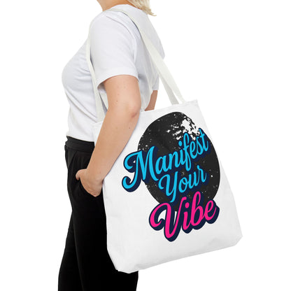 Manifest Your Vibe Tote Bag