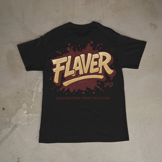 FLAVER Drip Tee by IPD – Streetwear Graphic T-Shirt for Bold Style