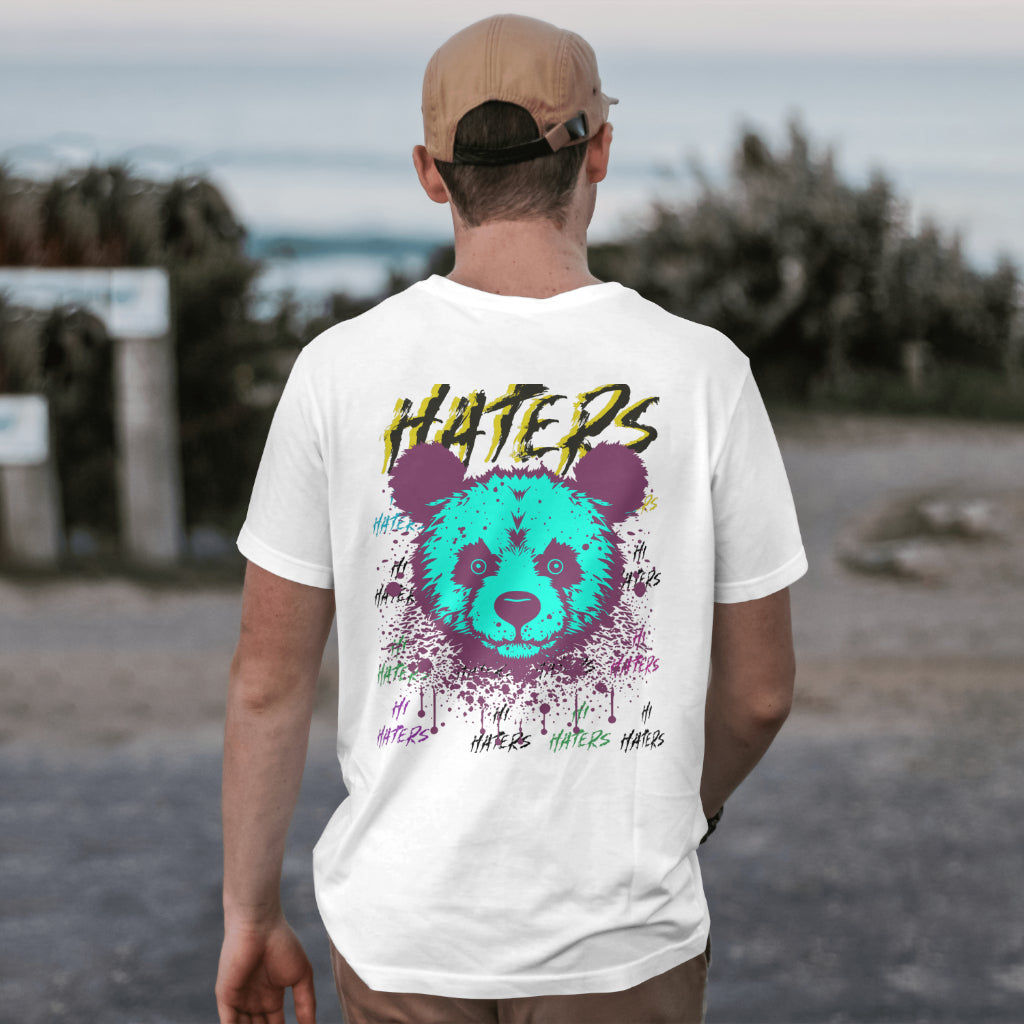 HI HATERS CUSTOM DESIGN TEE WHITE