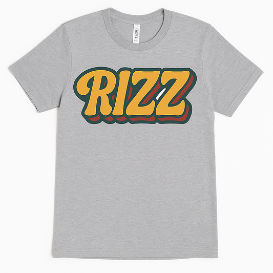 RIZZ Graffiti Graphic Tee – Retro Streetwear T-Shirt | ImaginationsPD.com