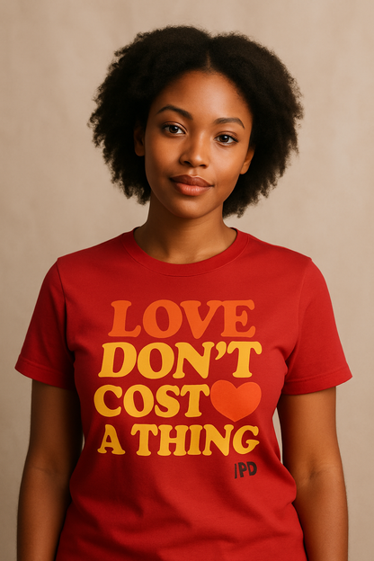 Love Don’t Cost a Thing Tee – Retro Bold Statement Shirt | IPD Streetwear