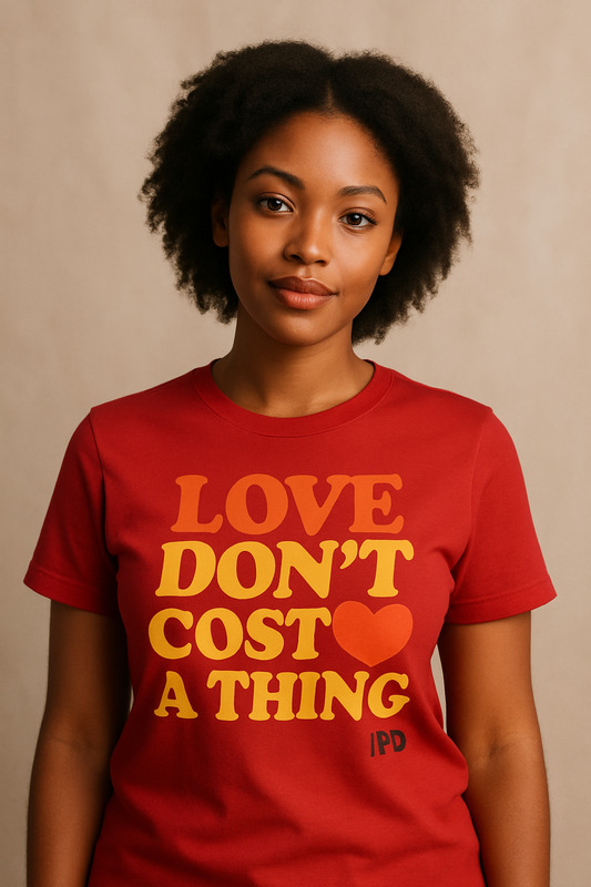Love Don’t Cost a Thing Tee – Retro Bold Statement Shirt | IPD Streetwear