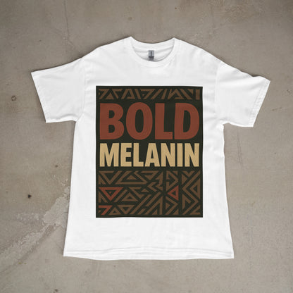 BOLD MELANIN Oversized Graphic Tee | Cultural Statement Shirt for Men & Women
