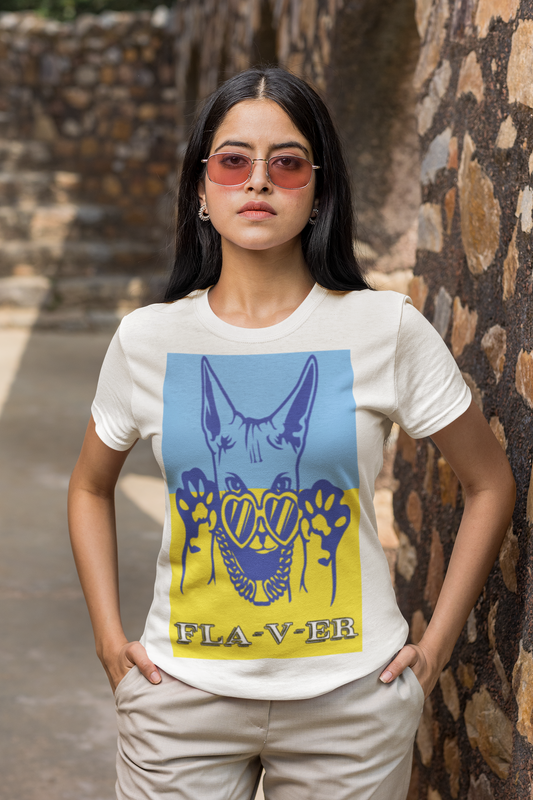 Women's "MISS KITTY" FLAVER Custom Design Tee