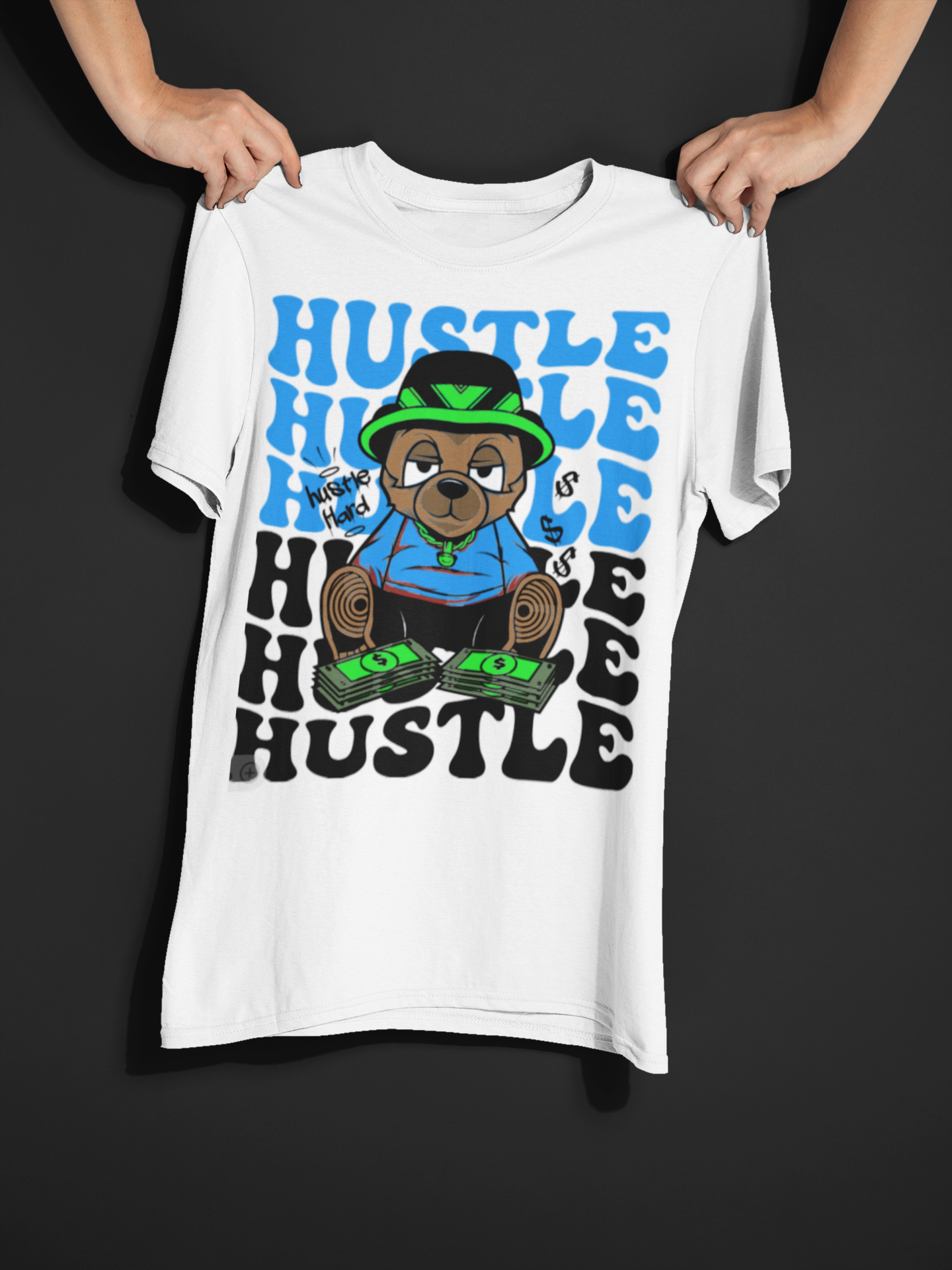 Guys "HUSTLE BEAR"