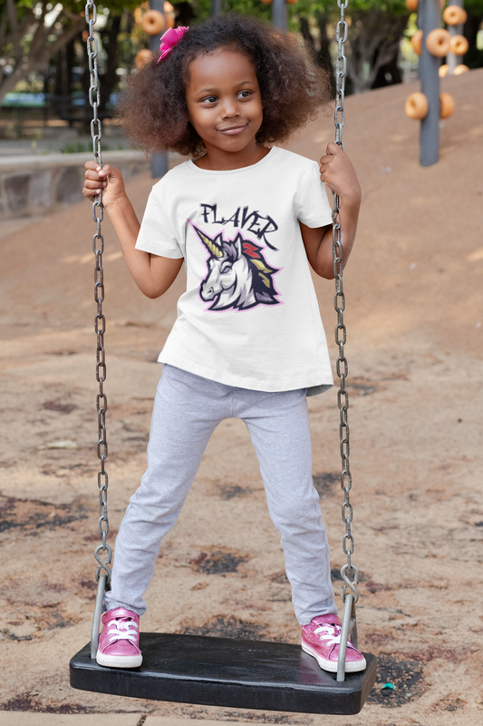 Youth FLA*V*ER Tee white