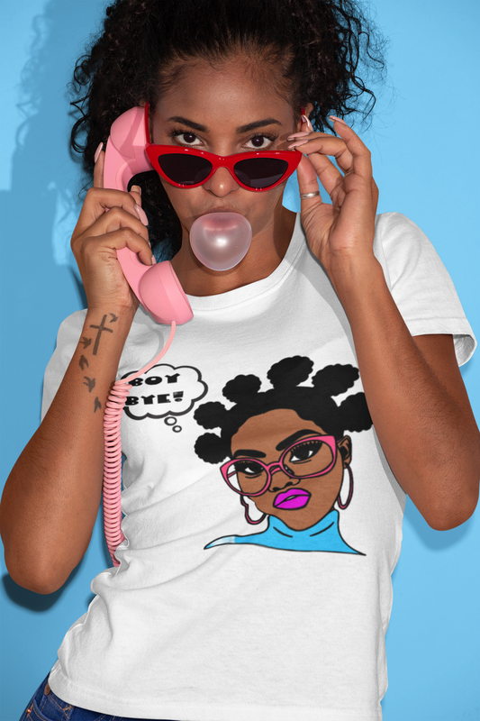 Women's "FLA-V-ER  BOY BYE" 100% Cotton Unisex Custom Graphic Tee